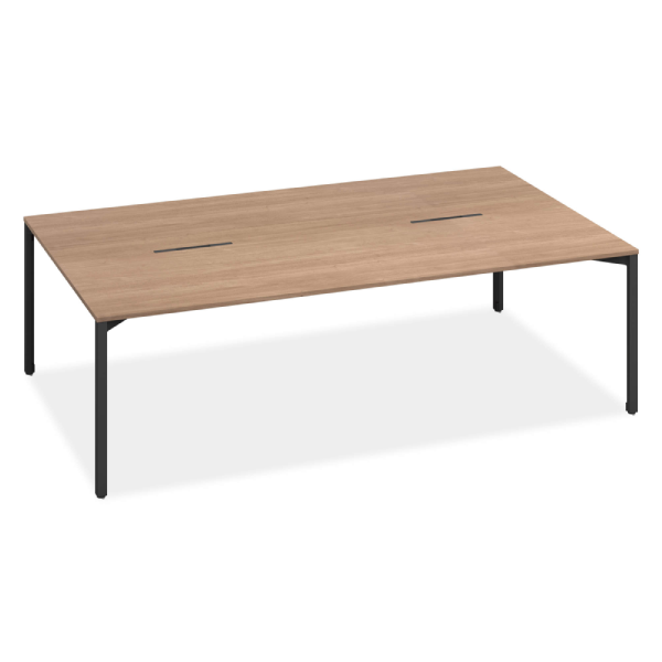 コクヨ ミーティングテーブル オプト(Opt) ワークテーブル 角形テーブル 両面タイプ センタースリットタイプ DRS-CK2414CM-6AY21