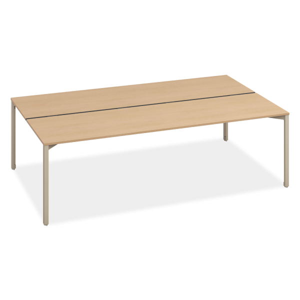 コクヨ ミーティングテーブル オプト(Opt) ワークテーブル 角形テーブル 両面タイプ フルスリットタイプ DRS-SK2414CM-M1Y11