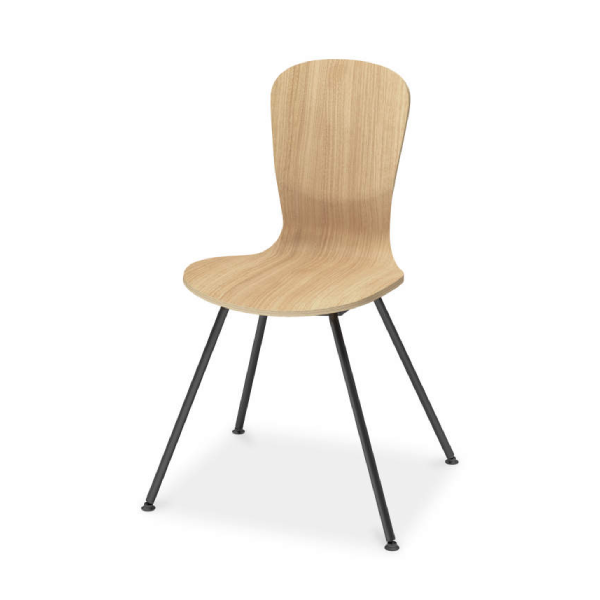 コクヨ トスチェア (Toss) 4本脚 座パットなし K24-B00X-MP1X1.png