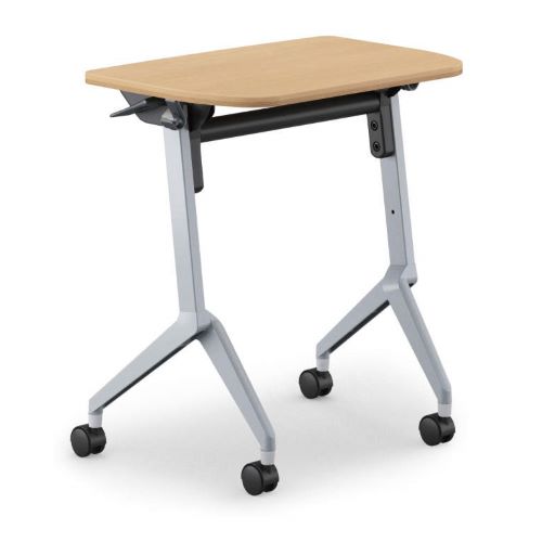 コクヨ 研修施設用テーブル リーフラインS フラップテーブル 棚なし・パネルなし グループ天板 W650×D450×H720mm FLF-G0604MNN-S1T11