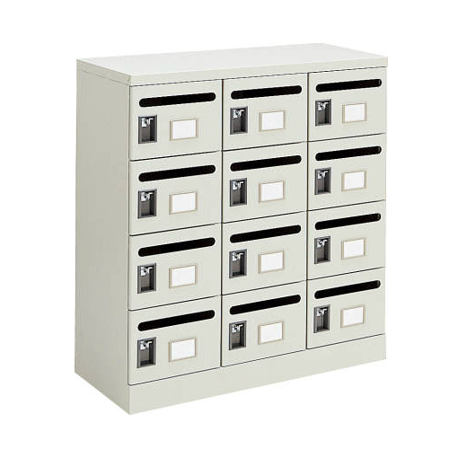 コクヨ メールボックス 3列4段 W900×D380×H950mm MB-1F1N