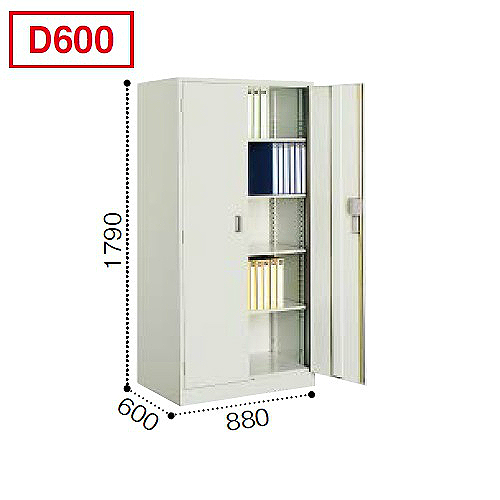 コクヨ 保管庫深型 両開きタイプ W880×D600×H1790mm S-3606F1NN