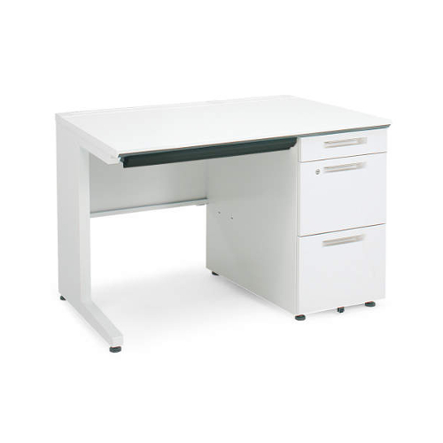 コクヨ iS(アイエス)デスクシステム 片袖デスク W1100×D700×H720 A4タイプ ダイヤル錠 SD-ISN117LDCAS