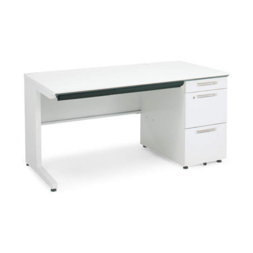 コクヨ iS(アイエス)デスクシステム 片袖デスク W1500×D700×H720 A4タイプ ダイヤル錠 SD-ISN157LDCAS