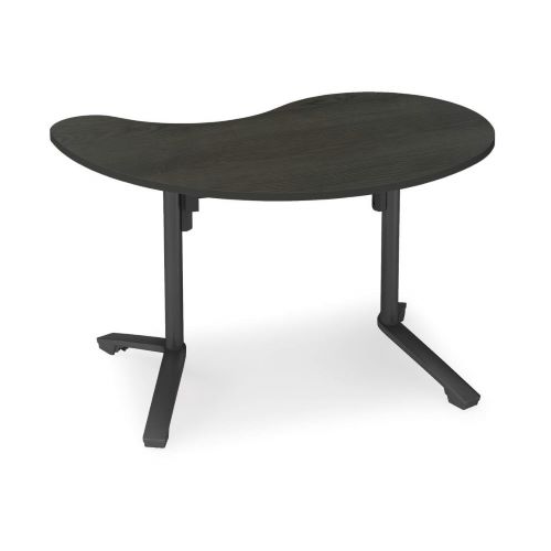 コクヨ ミーティングテーブル イニシア 勾玉形フラップテーブル W1240×D760×H720 TIN-FM1208H-BU8U81