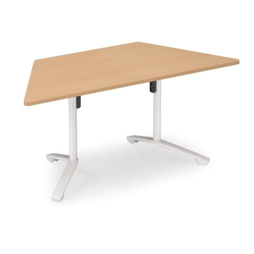 コクヨ ミーティングテーブル イニシア 台形フラップテーブル W1565×D695×H720 TIN-FZ1607M-WP1P11