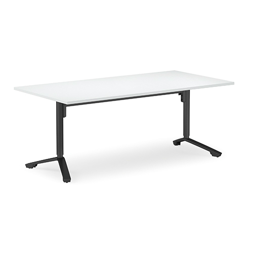 コクヨ ミーティングテーブル イニシア 昇降フラップテーブル 角型天板 スタンドード天板 W1800×D900×H720 TIN-SK1809M-BPWPW1