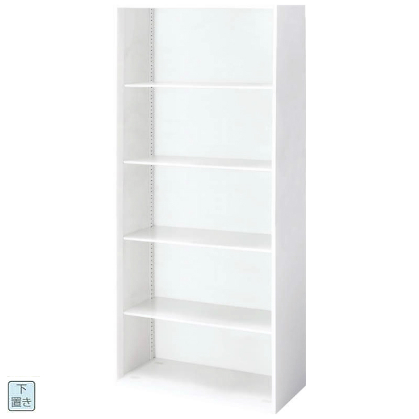 コクヨ エディア スタンダード オープン書庫 下置き書庫 W800×D400×H1752 BWU-K78SSAW
