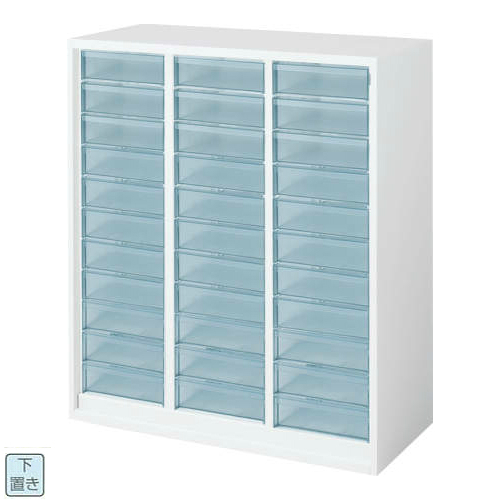 コクヨ エディア(EDIA) スタンダード トレーユニットA4深型 下置き書庫 W800×D450×H1050 BWU-PA258SAWN