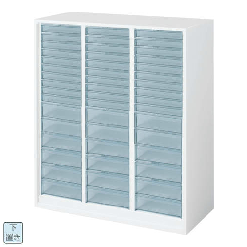 コクヨ エディア(EDIA) スタンダード トレーユニットA4浅深コンビ型 下置き書庫 W800×D450×H1050 BWU-PA358SAWN