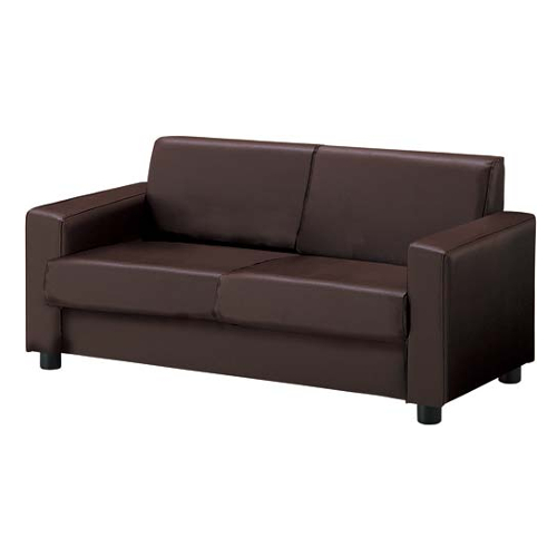 コクヨ 応接セット ベーシス 2人掛けソファー エコPVCレザー CE-842VZ06/CE-842VZE6