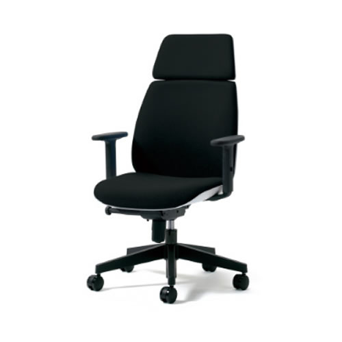プラス ユー(U CHAIR)チェア ハイバック 樹脂脚 アジャスト肘 KD-UC53SEL/KD-UC63SEL