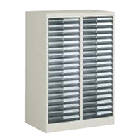 コクヨ 書類整理庫 トレーユニット トレーキャビネット 2列浅型18段 W660×D400×H880 B4縦型 S-B312F1N