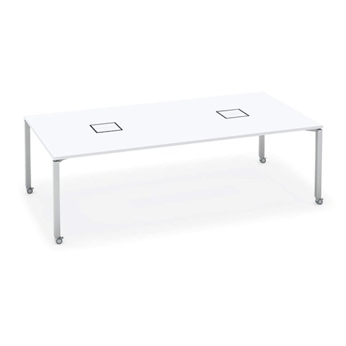 コクヨ ワークフィット スタンダードテーブル 両面タイプ アジャスター脚/キャスター脚 SD-WFA2412/SD-WFC2412