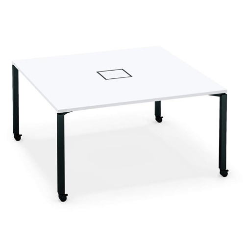 コクヨ ワークフィット スタンダードテーブル 両面タイプ アジャスター脚/キャスター脚 SD-WFA1414/SD-WFC1414