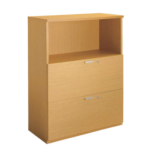 コクヨ 役員室用家具 マネージメント550シリーズ ラテラル2段キャビネット（オープン棚付き） MG-55CL