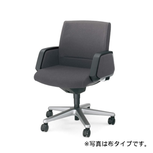 コクヨ マネージメントチェア 320シリーズ パネル肘付きチェアー(ポリウレタン系レザー) スタンダードタイプ/ローバック CR-G325VH