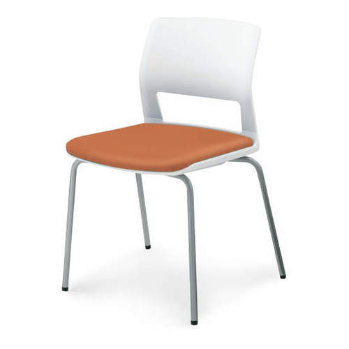 コクヨ ミーティングチェアー 会議用イス 160シリーズ 肘なしチェアー(ポリウレタン系レザー) 背樹脂タイプ/固定脚タイプ CK-160