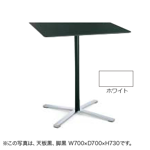 ウィルクハーン ミーティングテーブル Aline. エーライン 角形テーブル 天板ホワイト XWH-2352WHWH