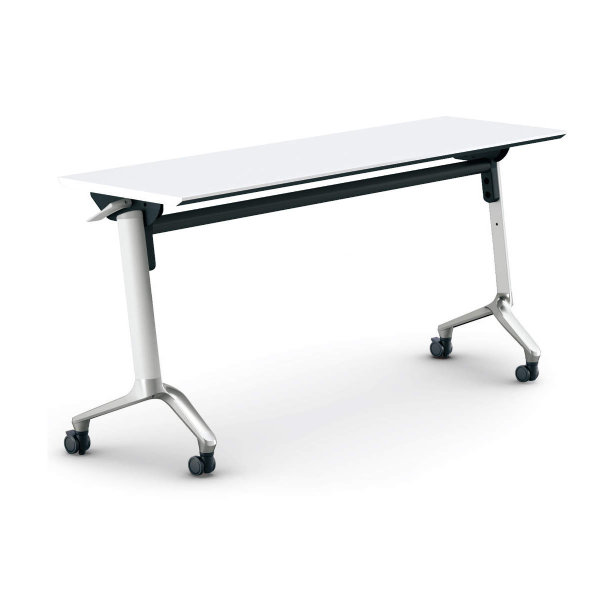 コクヨ コンフェスト フラップテーブル 天板フラップ式 スタンダードタイプ/パネル付き/棚付き KT-PS1302M