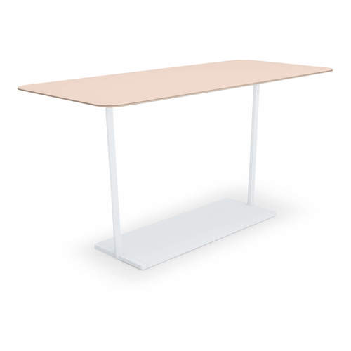 コクヨ ミーティングテーブル リージョン(Region) T字脚 角形テーブル/ハイテーブル/リノリウム天板 LT-RG189H