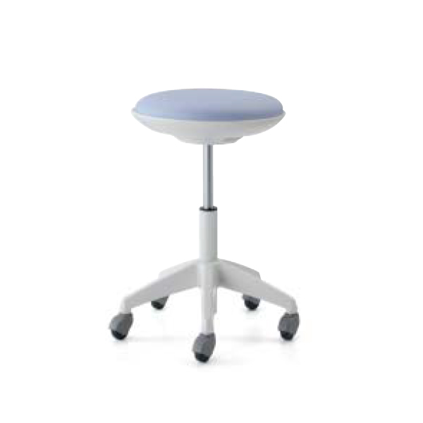 コクヨ スタッフステーション cocotte(ココット) スツールタイプ ステップなし 作業用イス ホワイトシェル CR-FG540E1