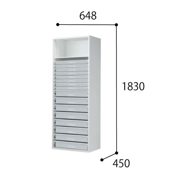 コクヨ スタッフステーション エディア EDIA メディカル 診察材料収納・大トレー 下置き BWUH-HPTBK76SAW