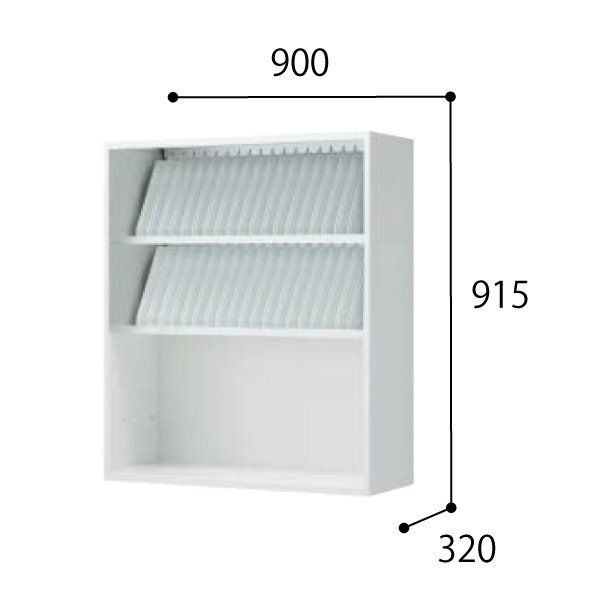 コクヨ スタッフステーション エディア EDIA メディカル カルテ収納・オープン 上置き BWU-HPKK49SSSAWN
