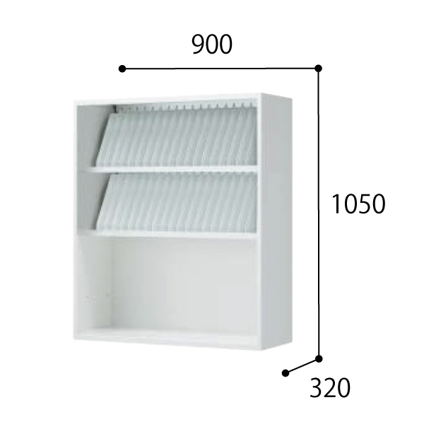 コクヨ スタッフステーション エディア EDIA メディカル カルテ収納・オープン 上置き BWU-HPKK59SSSAWN