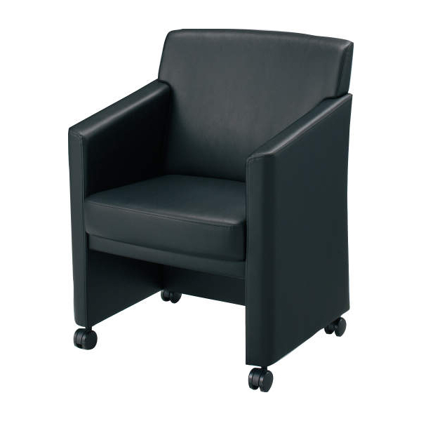 コクヨ 応接セット 応接会議イス マノヴェラ エコPVCレザー ブラック