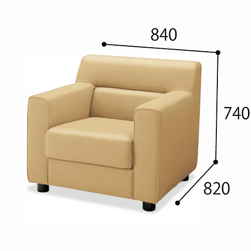コクヨ 応接 ルクサリオ アームチェア 本革＋エコPVCレザー MLX-5M-LPB61/MLX-5M-LP061/MLX-5M-LP111
