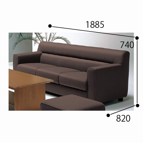 コクヨ 応接 ルクサリオ ソファー 本革＋エコPVCレザー MLX-3M-LPB61/MLX-3M-LP061/MLX-3M-LP111