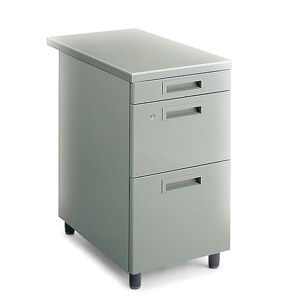 コクヨ 事務用デスクSR型H740タイプ 脇デスク 3段（B4タイプ） グレー SD-SR10E3NN