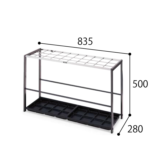 コクヨ 傘立て カサタテ フレームタイプ スチール 30本用 US-30JN