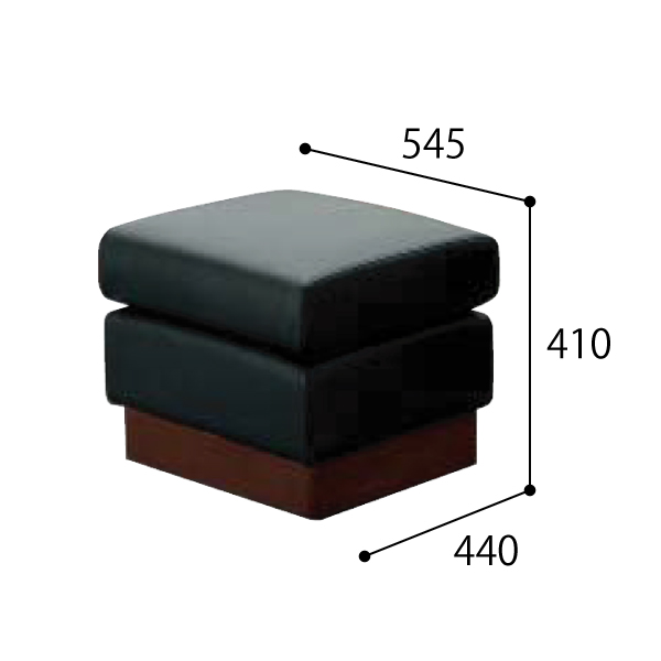 コクヨ 応接セット アナベル2 スツール 本革 CE-721W77LNB6NN/CE-721W79LNB6NN