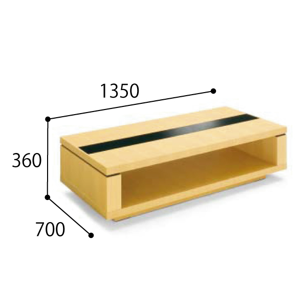 コクヨ 応接セット 応接用センターテーブル フェリー用 NT-150シリーズ NT-150W31/NT-150W35/NT-150W39