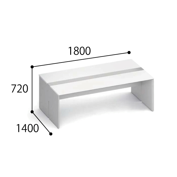 コクヨ ワークヴィスタ＋ 両面タイプ D700 配線カバー 固定式 DWV-PD1814