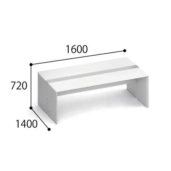 コクヨ ワークヴィスタ＋ 両面タイプ D700 配線カバー 固定式 DWV-PD1614