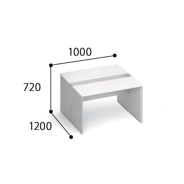 コクヨ ワークヴィスタ＋ 両面タイプ D600 配線カバー 固定式 DWV-PD1012