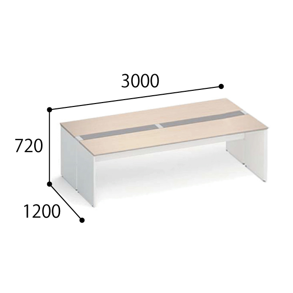 コクヨ ワークヴィスタ＋ 両面タイプ D600 配線カバー 開閉式 DWV-WD3012