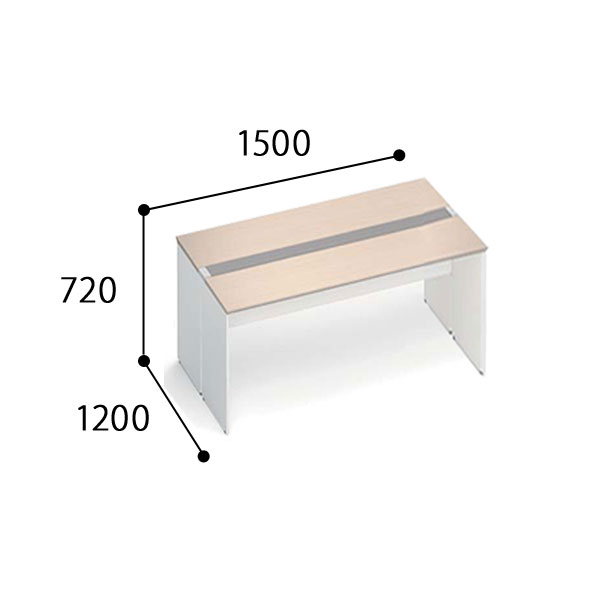 コクヨ ワークヴィスタ＋ 両面タイプ D600 配線カバー 開閉式 DWV-WD1512