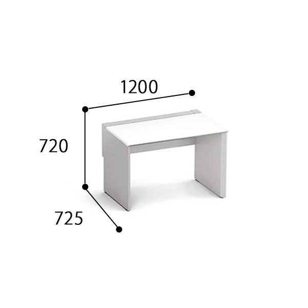 コクヨ ワークヴィスタ＋ 片面タイプ D700 配線カバー 固定式 DWV-PD1207