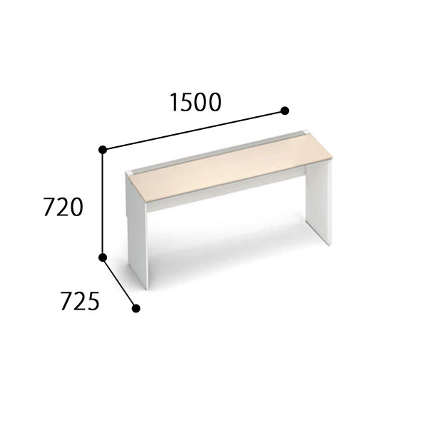 コクヨ ワークヴィスタ＋ 片面タイプ D700 配線カバー 開閉式 DWV-WD1507