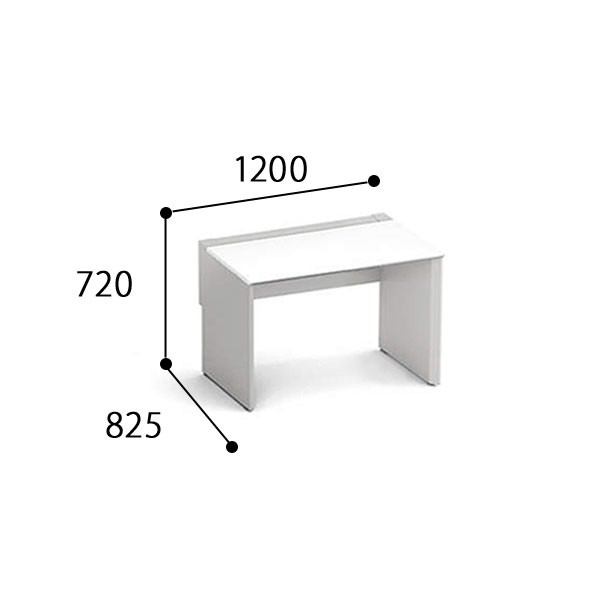 コクヨ ワークヴィスタ＋ 片面タイプ D800 配線カバー 固定式 DWV-PD1208