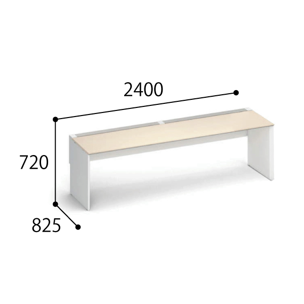 コクヨ ワークヴィスタ＋ 片面タイプ D800 配線カバー 開閉式 DWV-WD2408