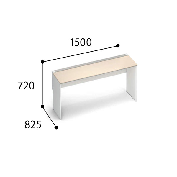 コクヨ ワークヴィスタ＋ 片面タイプ D800 配線カバー 開閉式 DWV-WD1508