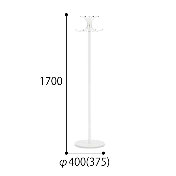 コクヨ コートハンガー φ400（375）×H1700mm ACH-S11NS-SW1