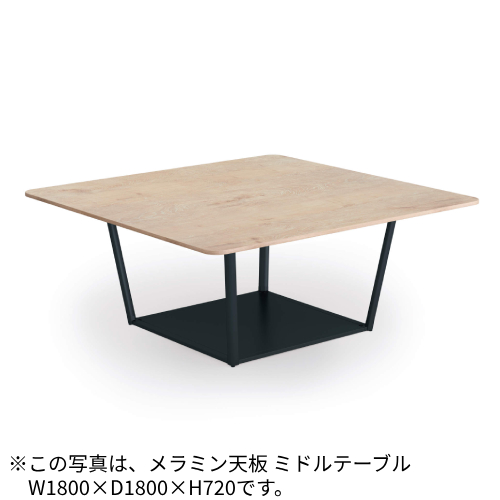 コクヨ ミーティングテーブル リージョン(Region) ボックス脚 正方形テーブル/ハイテーブル/メラミン天板 LT-RG1010H