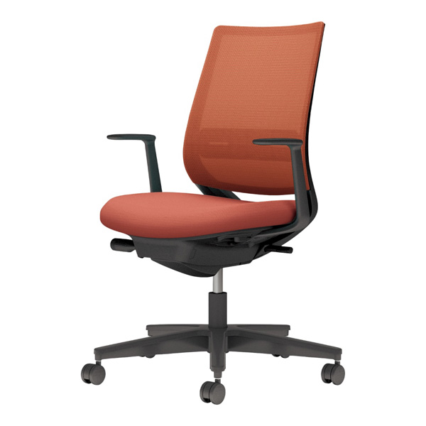 コクヨ ミトラ2 メッシュ スタンダードバック L型肘 ブラック樹脂脚 ランバーサポート有 C04-B192MW-/C04-B192MU-