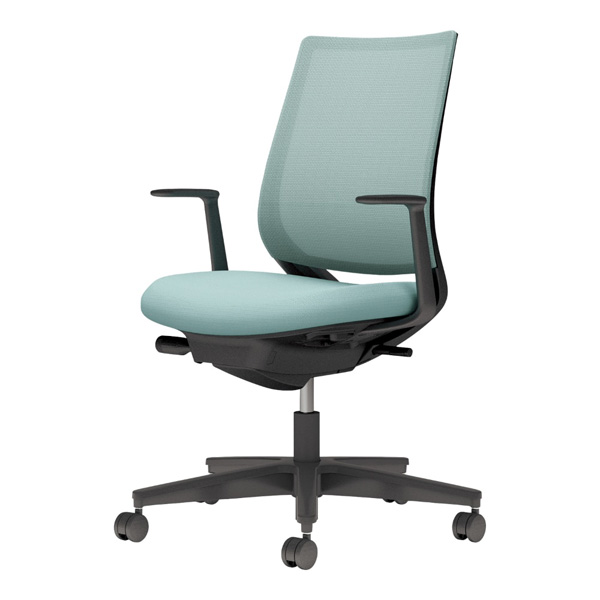 コクヨ ミトラ2 メッシュ スタンダードバック L型肘 ブラック樹脂脚 ランバーサポート無 C04-B190MW-/C04-B190MU-